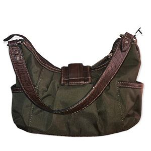 American Living Military Green Shoulder Bag